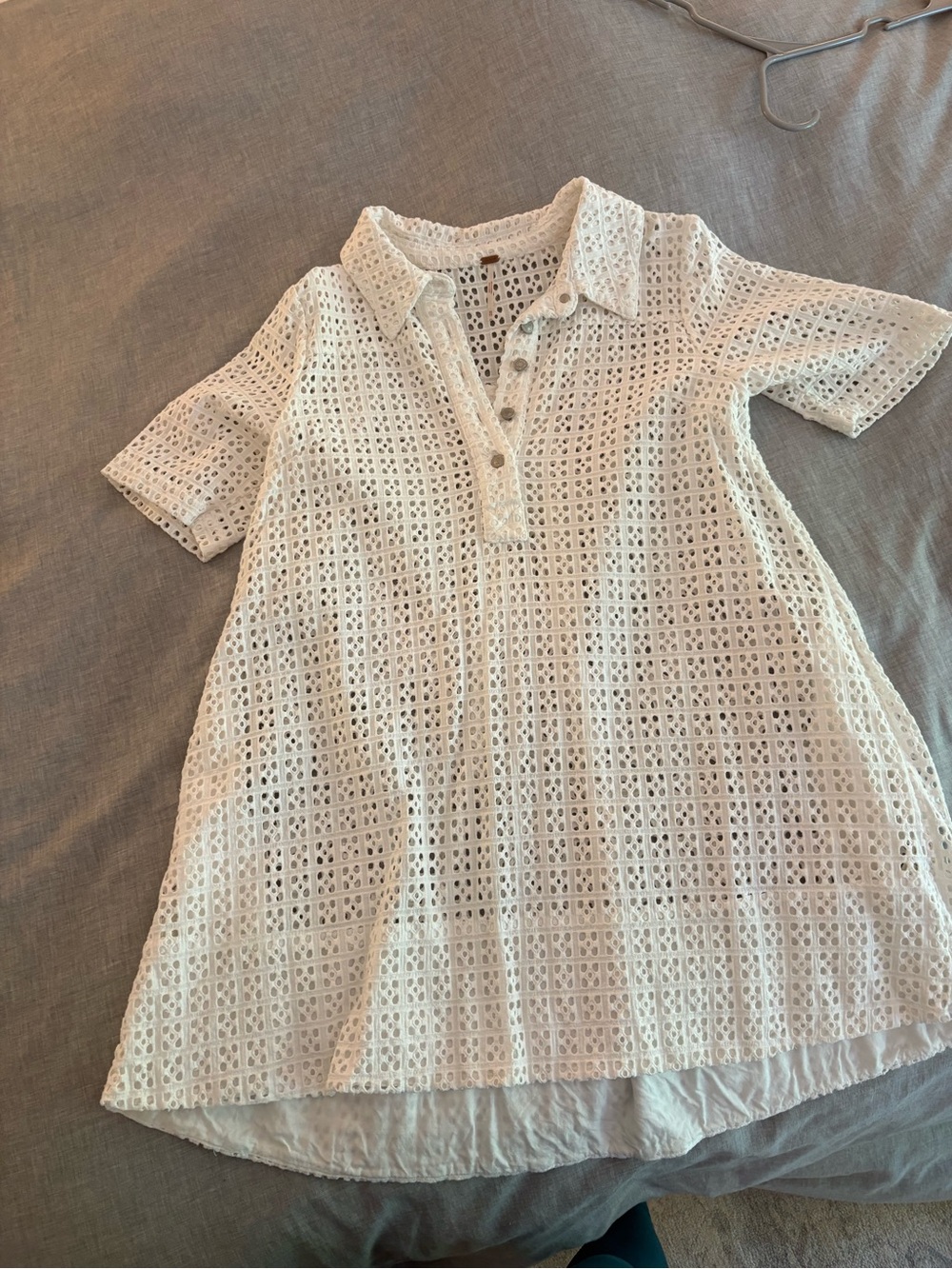 Free People Remino Eyelet Mini Dress - Picture 2 of 3